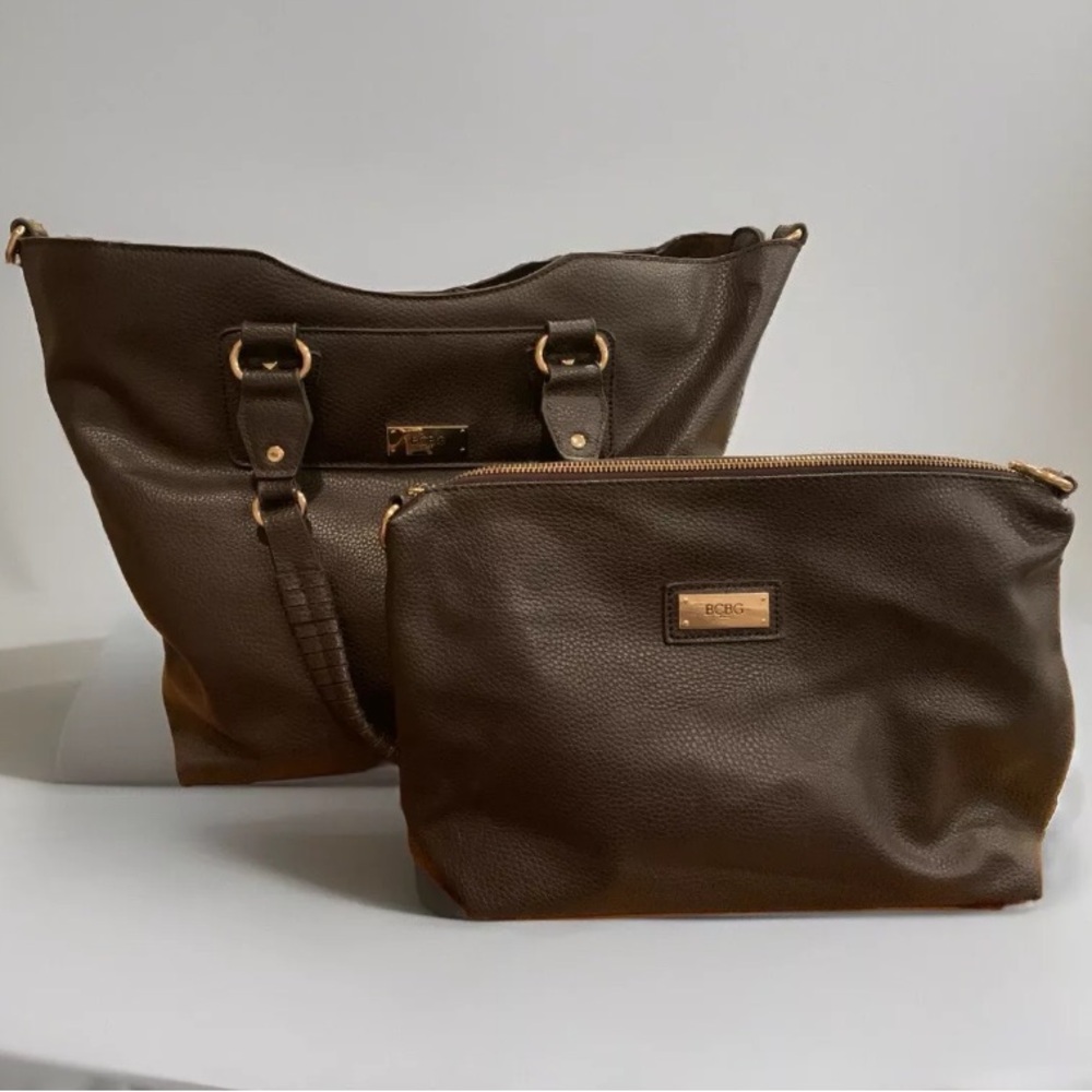 BCBG Espresso Handbag Set